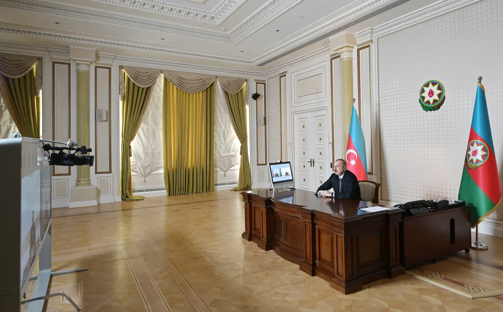 Prezident yeni icra başçısını videoformatda qəbul edib - FOTO - YENİLƏNDİ