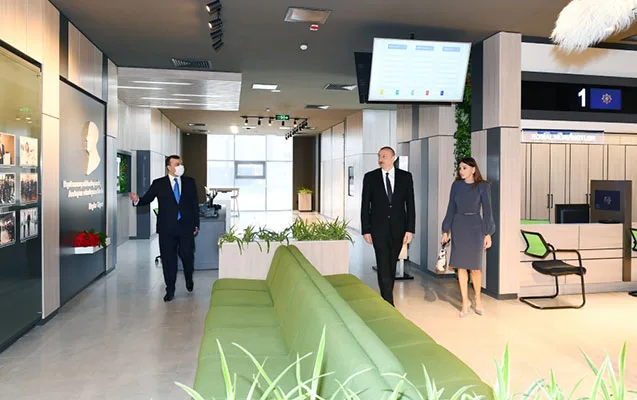 Prezident və birinci xanım 3 saylı DOST mərkəzinin - AÇILIŞINDA - FOTO - YENİLƏNDİ