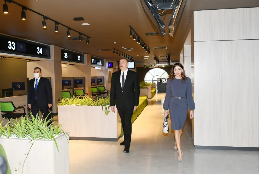 Prezident və birinci xanım 3 saylı DOST mərkəzinin - AÇILIŞINDA - FOTO - YENİLƏNDİ