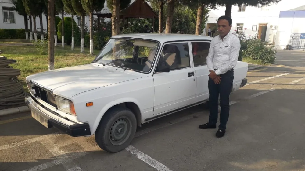 Ağsuda avtomobil qaçırıb satan şəxs saxlanıldı - FOTO