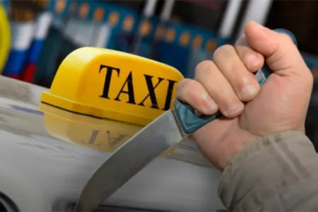 Şəmkirdə sərnişin taksi sürücüsünün başına - OYUN AÇDI - DƏHŞƏTLİ HADİSƏ