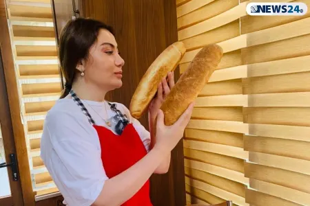 Ruhi Əliyeva ÇÖRƏK BİŞİRDİ: - "KİŞİ OLSAYDIM ÇÖRƏK ALMAZDIM" - VİDEO