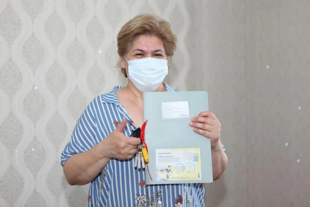 Şəhid ailələri və Qarabağ müharibəsi əlillərinə daha 100 mənzil verildi - FOTO