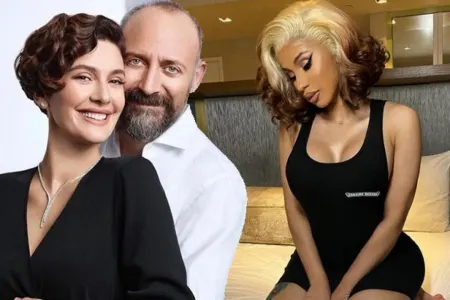 Cardi B Halit Ergençin fotosu paylaşdı, - Bergüzar Korel hərəkətə keçdi - VİDEO