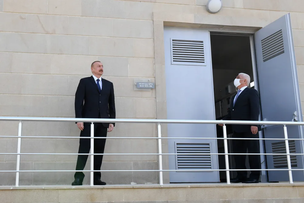 Prezident Bakıda yarımstansiyanın - açılışında - FOTOLAR - YENİLƏNDİ