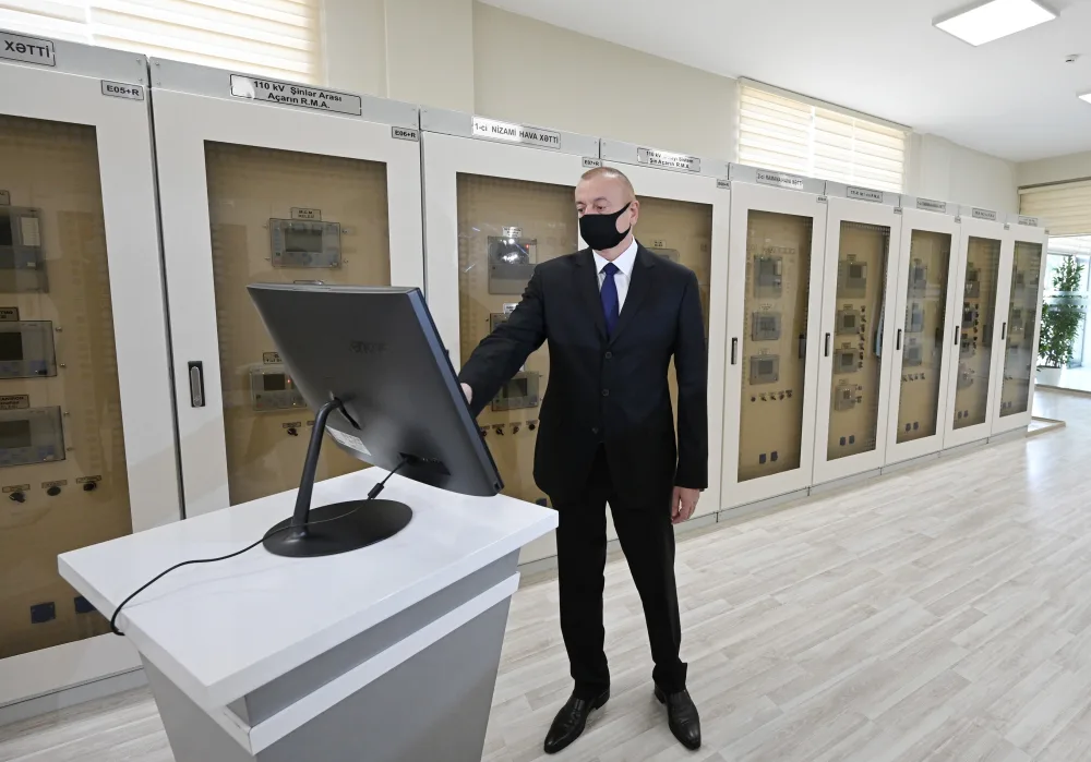 Prezident Bakıda yarımstansiyanın - açılışında - FOTOLAR - YENİLƏNDİ