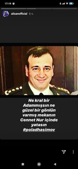 "Nə şah adam imişsən, nə gözəl ürəyin var imiş..." - ALİŞAN ŞƏHİD GENERALIMIZIN FOTOSUNU PAYLAŞDI