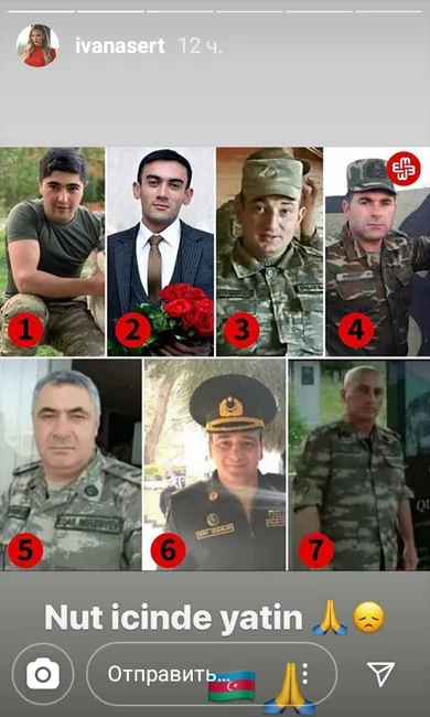 "Nurlan içində yatın" - İVANA SERT - FOTO