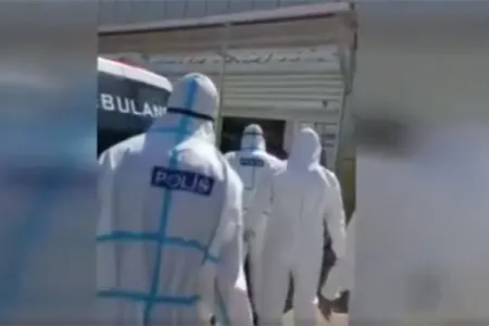 Evdən çıxan koronavirus xəstəsi saxlanıldı - Video