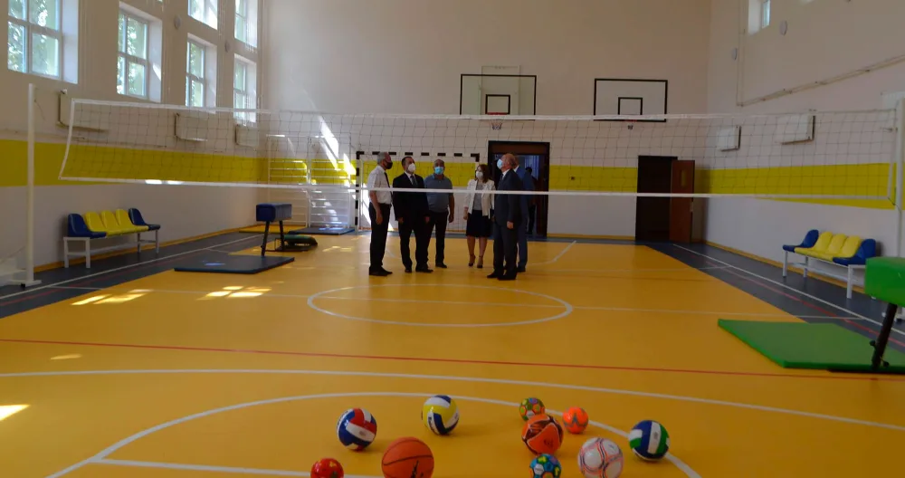 Mingəçevirdə yeni məktəb - İSTİFADƏYƏ VERİLİB - FOTO