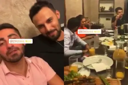 Restoranda karantini pozdular - Dj Roşka da orada olub+Video