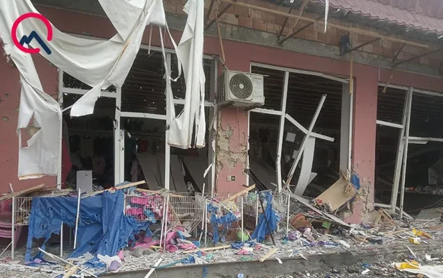 Ermənilərin Tərtərdə hədəf aldığı məktəb - Fotolar