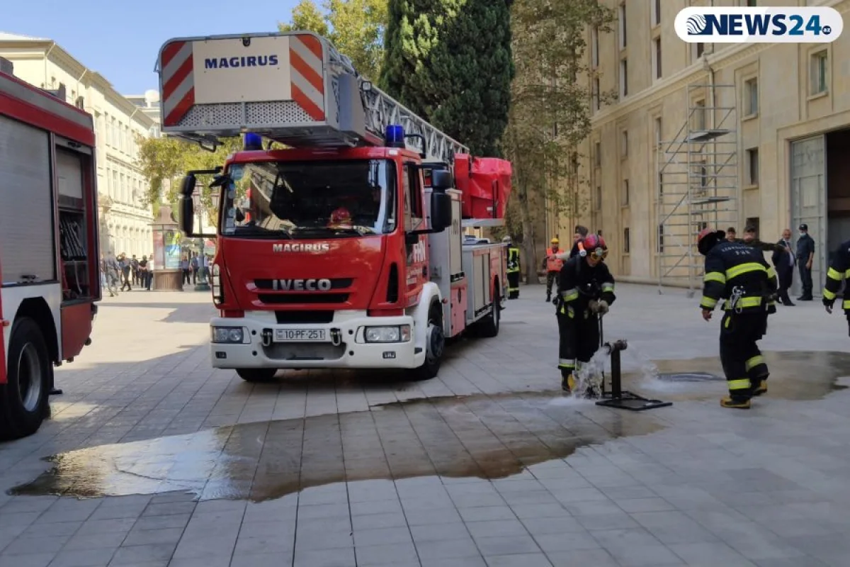 Bakıda tanınmış restoranda - YANĞIN - FOTOLAR - VİDEO - YENİLƏNDİ