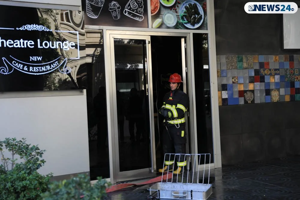 Bakıda tanınmış restoranda - YANĞIN - FOTOLAR - VİDEO - YENİLƏNDİ