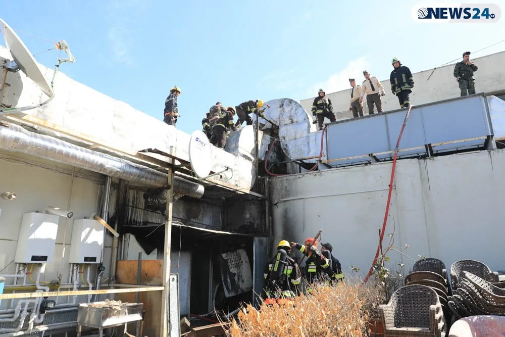 Bakıda tanınmış restoranda - YANĞIN - FOTOLAR - VİDEO - YENİLƏNDİ