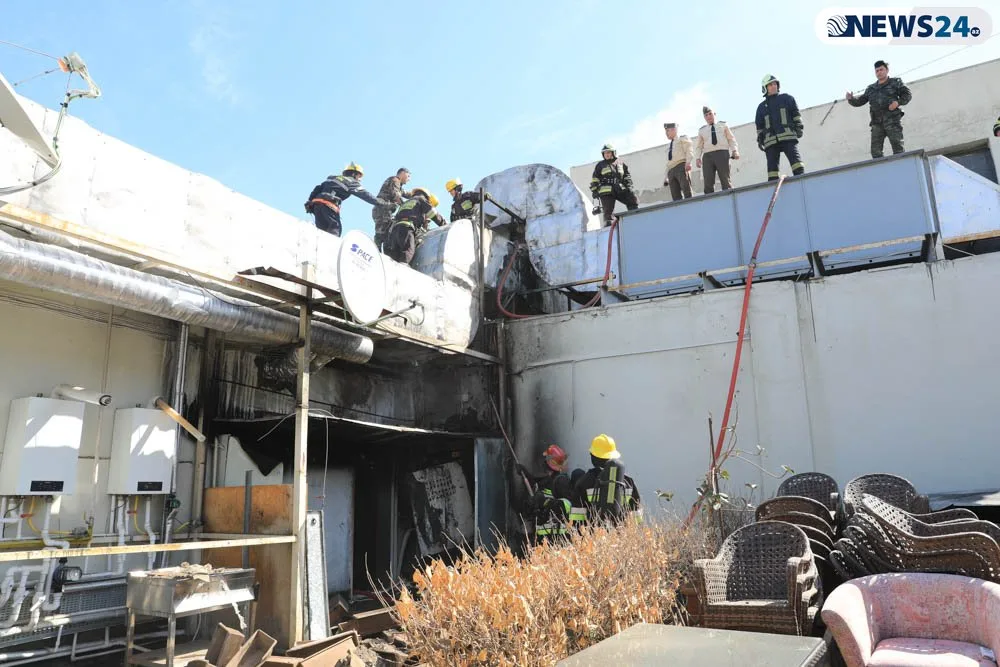 Bakıda tanınmış restoranda - YANĞIN - FOTOLAR - VİDEO - YENİLƏNDİ