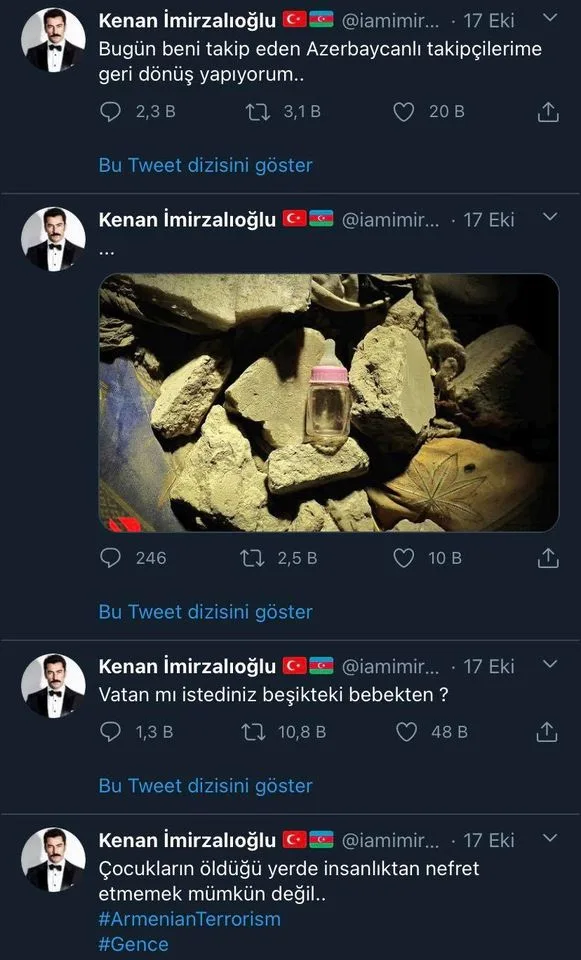 Kənan İmirzalıoğlu məşhur verilişində Qarabağdan danışdı - VİDEO - FOTOLAR
