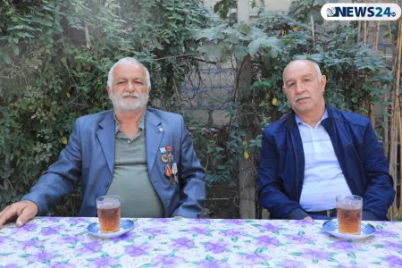 "Elə oğul böyütdüyümə görə FƏXR EDİRƏM" - Oğlu ön cəbhədə döyüşən zabit ATASI - VİDEO