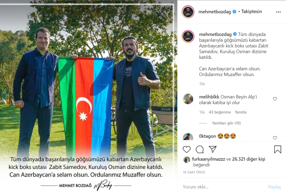 Zabit Səmədov "Kuruluş Osmanda" - FOTO