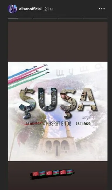 Alişandan Şuşa paylaşımı - VİDEO