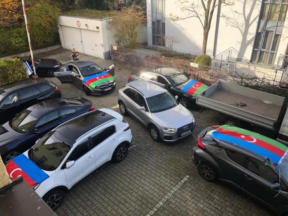 Şuşanın işğaldan azad olunması Münhendə qeyd olunub (FOTO)