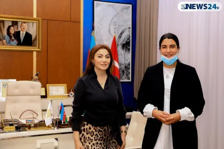 Fulya Öztürk "Liatris Holding"in qonağı olub - VİDEO - FOTOLAR