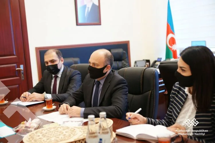 Mədəniyyət Nazirliyində Yunus Əmrə İnstitutunun rəhbəri ilə görüş keçirilib