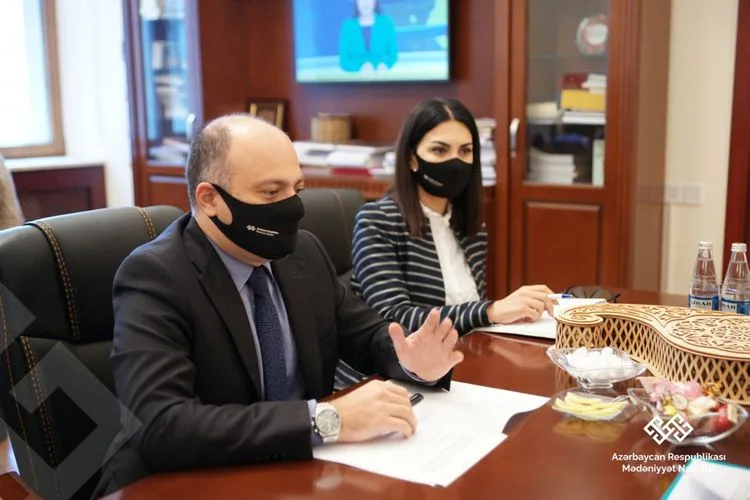 Mədəniyyət Nazirliyində Yunus Əmrə İnstitutunun rəhbəri ilə görüş keçirilib
