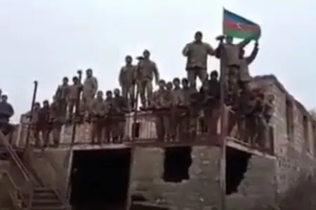 Laçında Azərbaycan Himni oxundu - VİDEO