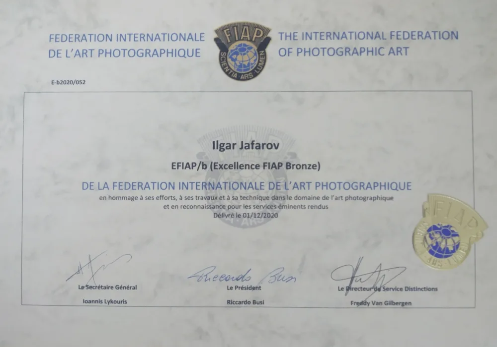 Azərbaycanlı fotoqraflar beynəlxalq fəxri adlara layiq görülüblər - FOTOLAR