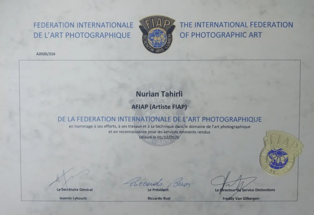 Azərbaycanlı fotoqraflar beynəlxalq fəxri adlara layiq görülüblər - FOTOLAR