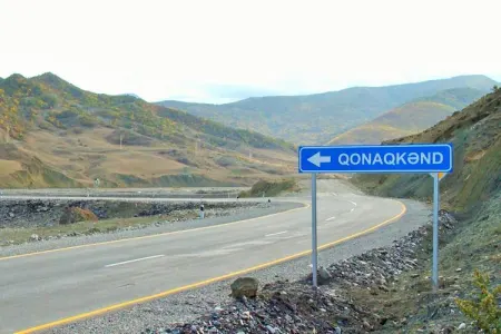 Quba-Qonaqkənd avtomobil yolu yenidən qurulub - FOTO
