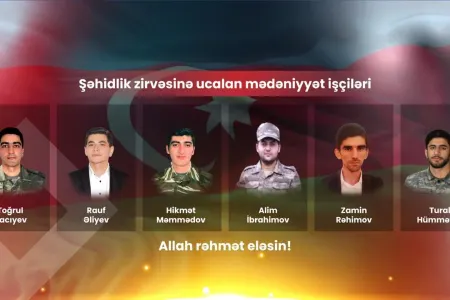 Vətən müharibəsində iştirak edən qəhrəman mədəniyyət işçilərini - TANIYAQ - FOTOLAR