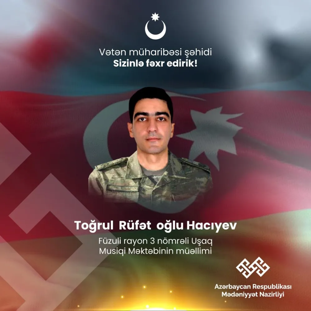 Vətən müharibəsində iştirak edən qəhrəman mədəniyyət işçilərini - TANIYAQ - FOTOLAR