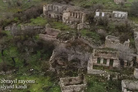 Cəbrayıl rayonunun Balyand kəndindən görüntülər - VİDEO