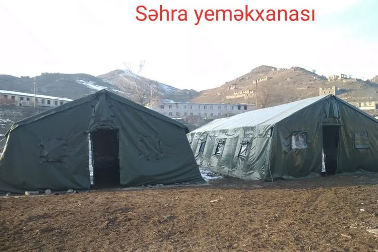 İşğaldan azad edilmiş ərazilərdə yerləşdirilən qoşunların təminatı fasiləsiz həyata keçirilir - VİDEO