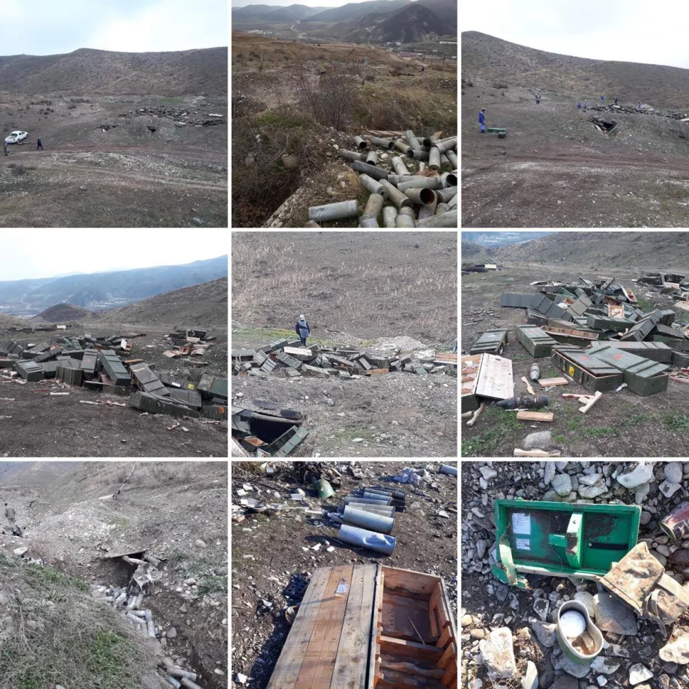 ANAMA Ermənistanın fosforlu mərmilərdən istifadəsinə dair yeni dəlillər təqdim edib