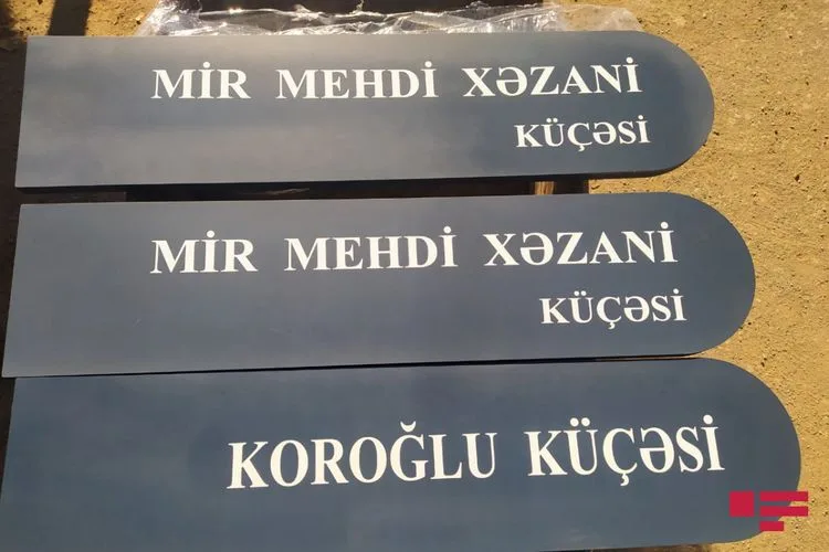 Hadrutda küçələrdən birinə Xan Şuşinskinin adı verildi - FOTO
