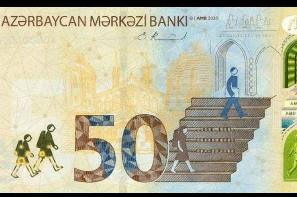 Azərbaycanda yeni 1, 5 və 50 manatlıqlar - dövriyyəyə buraxılır - FOTOLAR