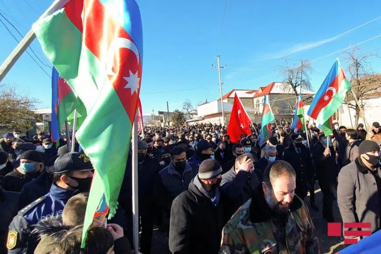Azərbaycan Ordusunun şəhid olmuş zabiti Qubada dəfn edilib - VİDEO