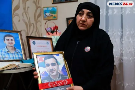 "Şəhid balamı tək böyütmüşəm, atasının onun üstündə haqqı yoxdur" - VİDEOREPORTAJ - FOTOLAR