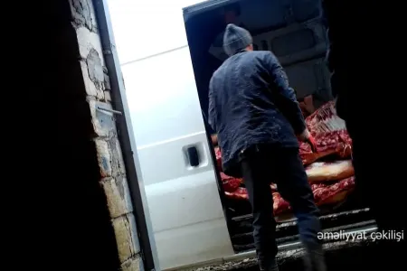 DİN və AQTA-dan xüsusi ƏMƏLİYYAT: - 10 ton leş əti tapıldı-FOTO/VİDEO