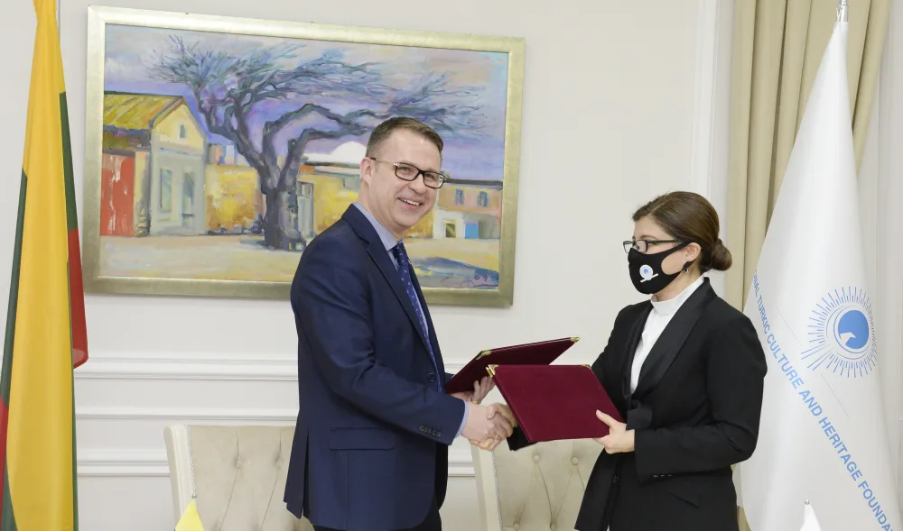 Beynəlxalq Türk Mədəniyyəti və İrsi Fondu ilə Litva səfirliyi - MEMORANDUM İMZALADI