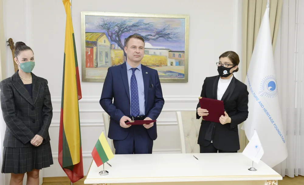 Beynəlxalq Türk Mədəniyyəti və İrsi Fondu ilə Litva səfirliyi - MEMORANDUM İMZALADI