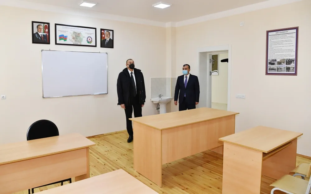 İlham Əliyev şəhid ailələri ilə - GÖRÜŞDÜ - FOTOLAR