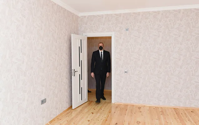 İlham Əliyev şəhid ailələri ilə - GÖRÜŞDÜ - FOTOLAR