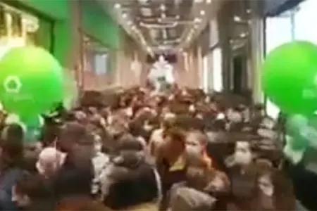 Bu dəfə Şəmkirdə karantin qaydaları pozuldu - Video