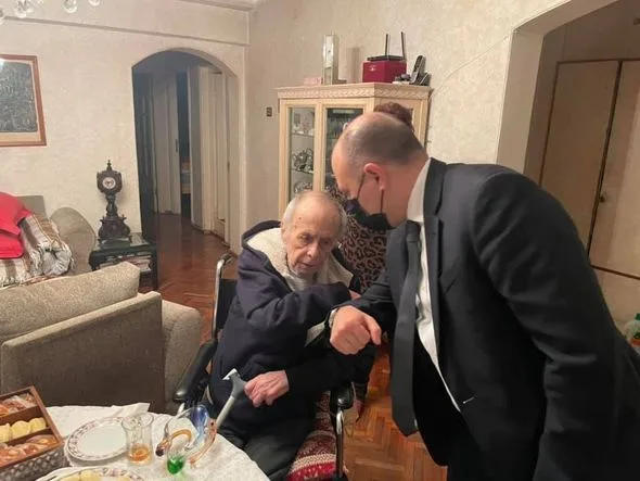 Anar Kərimov Xalq artistini evində - ZİYARƏT ETDİ - FOTOLAR