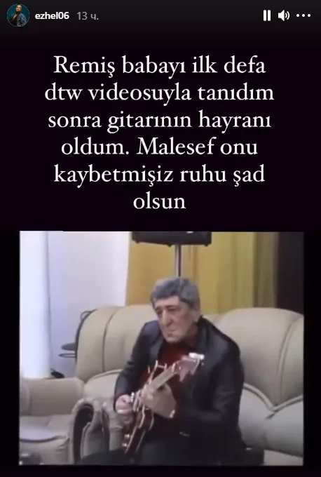 Dünyaca məşhur reper Rəmişdən - YAZDI - FOTO