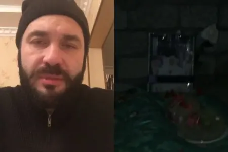 Valideynlərini koronavirusdan itirən Səlim gecə yarısı - QƏBİRİSTANLIQDA - VİDEO